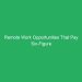 Remote Work Opportunities That Pay Six-Figure Salaries